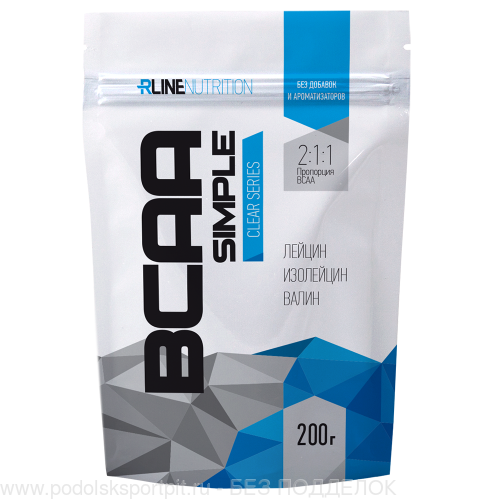 R-Line BCAA Simple, пакет, 200 gr